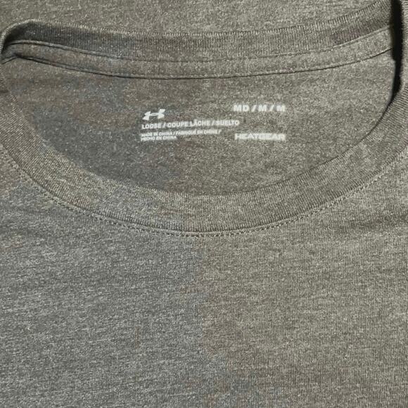 Under Armour Men's Gray HeatGear Loose Protect This House Long-Sleeve Top SZ M - Picture 5 of 7